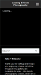 Mobile Screenshot of lastingeffectsphotography.com